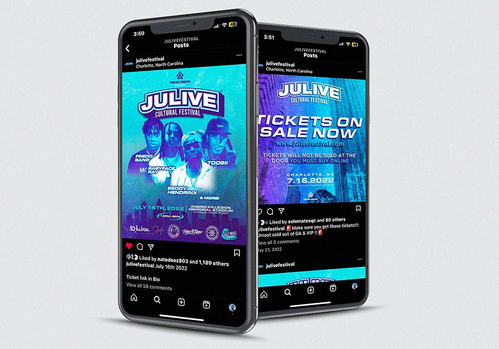 Julive Instagram campaign